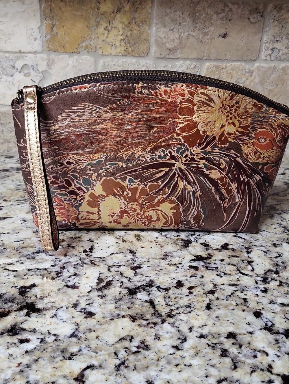 Patricia Nash Aritzo Cosmetic Clutch Wristlet Bag